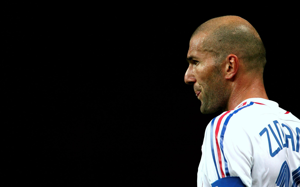 Berlin,,Germany,-,July,09,,2006:,Zinedine,Zidane,Looks,On