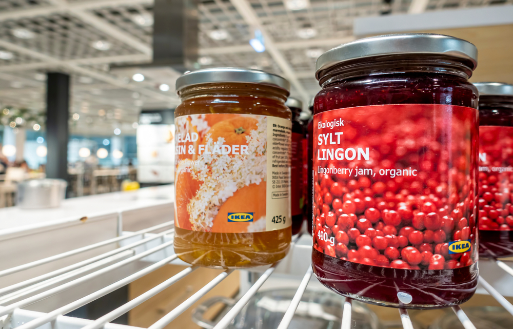 jam glass, syltetøy