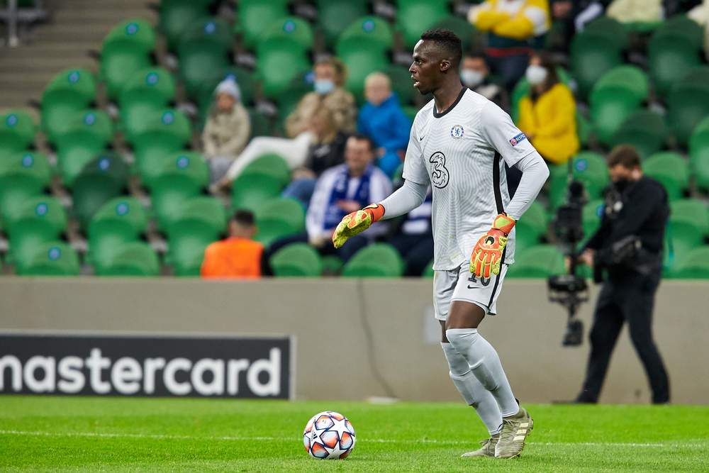 Krasnodar,,Russia,-,October,28,,2020:,Edouard,Mendy,Of,Chelsea