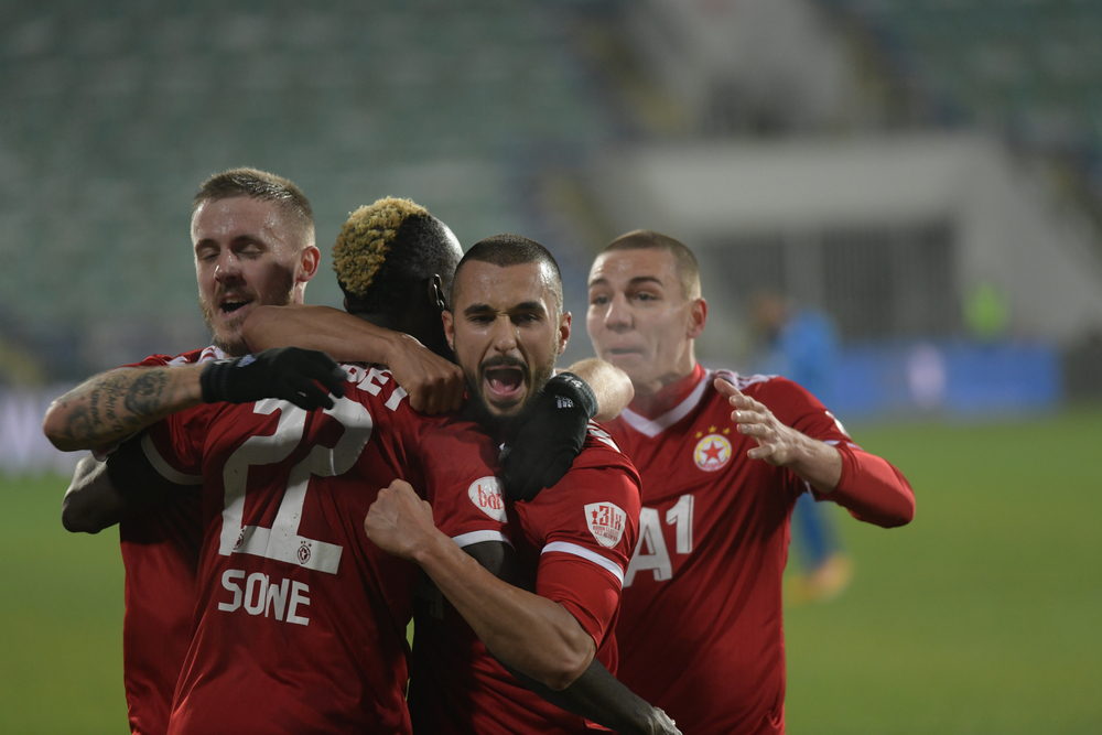 Sofia,,Bulgaria,-,Dec,18,2020:,Cska,Team,Celebrating,Ali