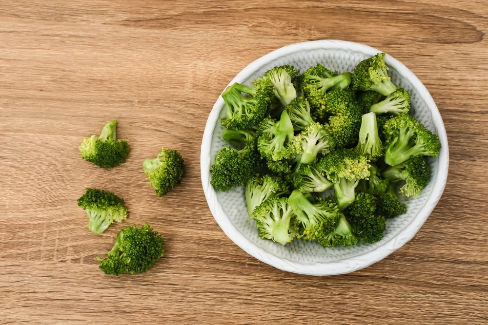 Fresh,Raw,Broccoli,Ready,To,Cook,Served,On,White,Plate