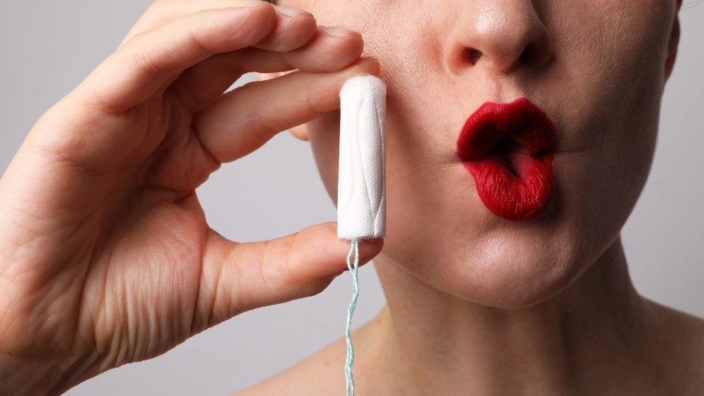woman tampon
