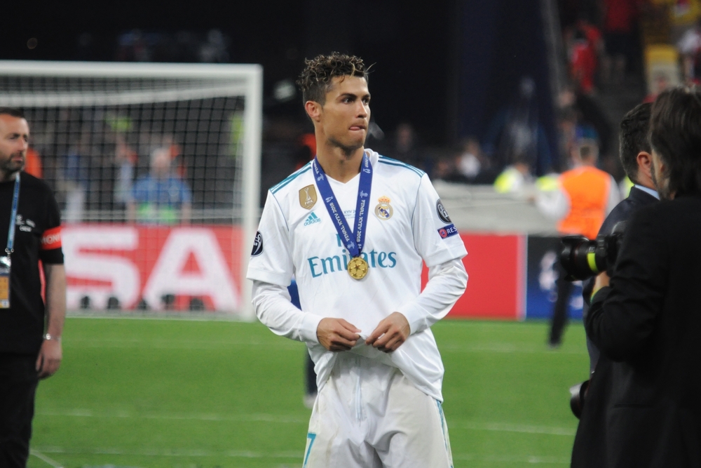 Kyiv,,Ukraine,,May,26,,2018:,Cristiano,Ronaldo,With,A