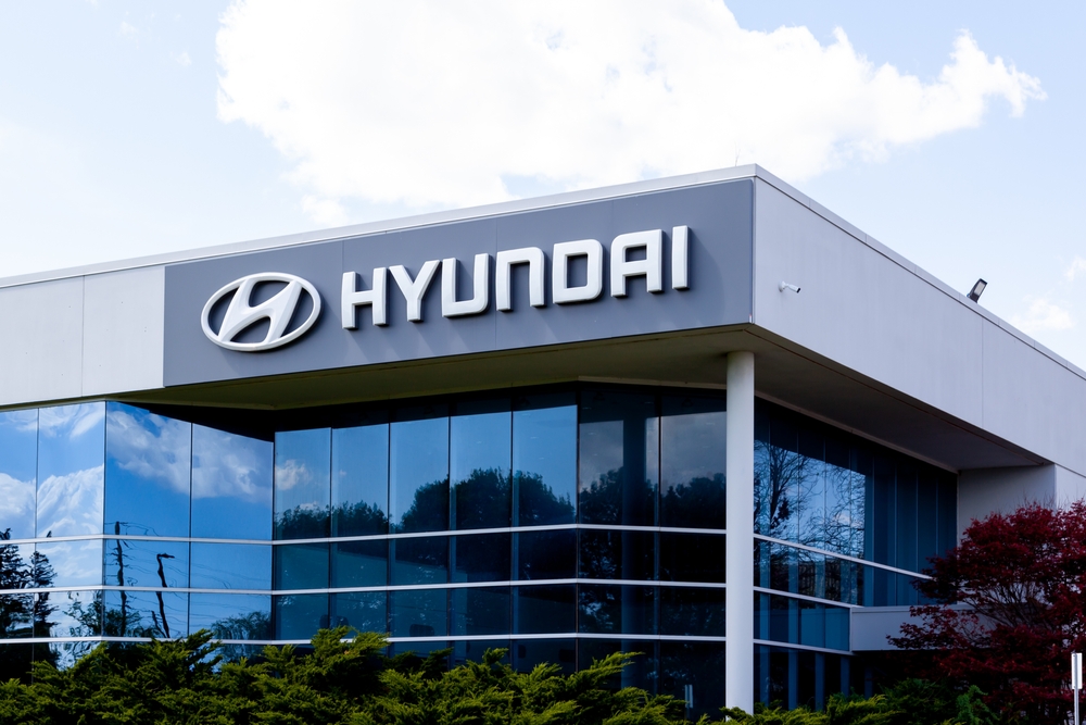 Hyundai sign at their Canadian headquarters