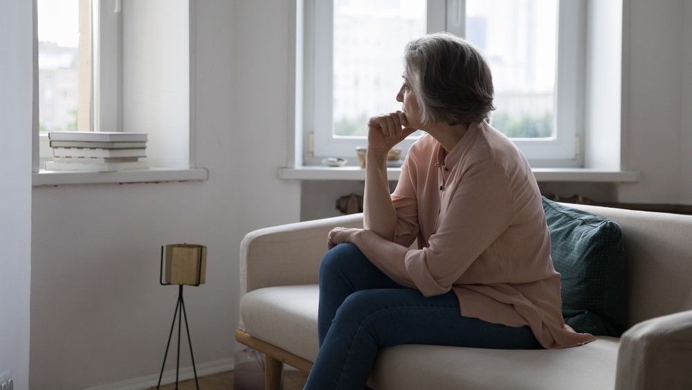 Middle aged,Woman,sofa