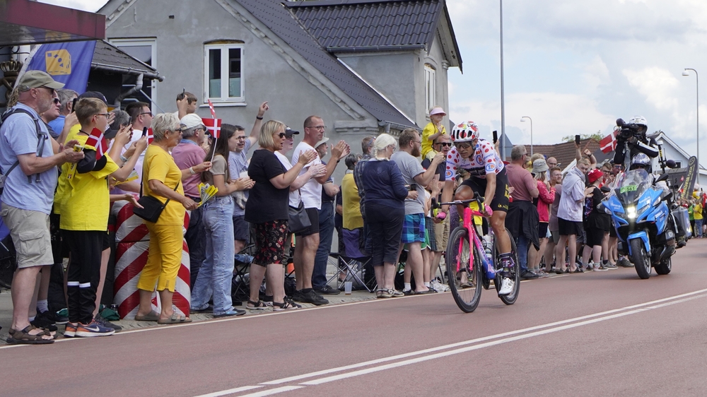 Jerlev, Tour de France, Den prikkede bjergtrøje, Overskæg, Cykel, cykelløb