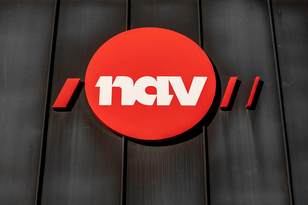 NAV,Red Sign, Arbeids- og velferdsforvaltningen Norge
