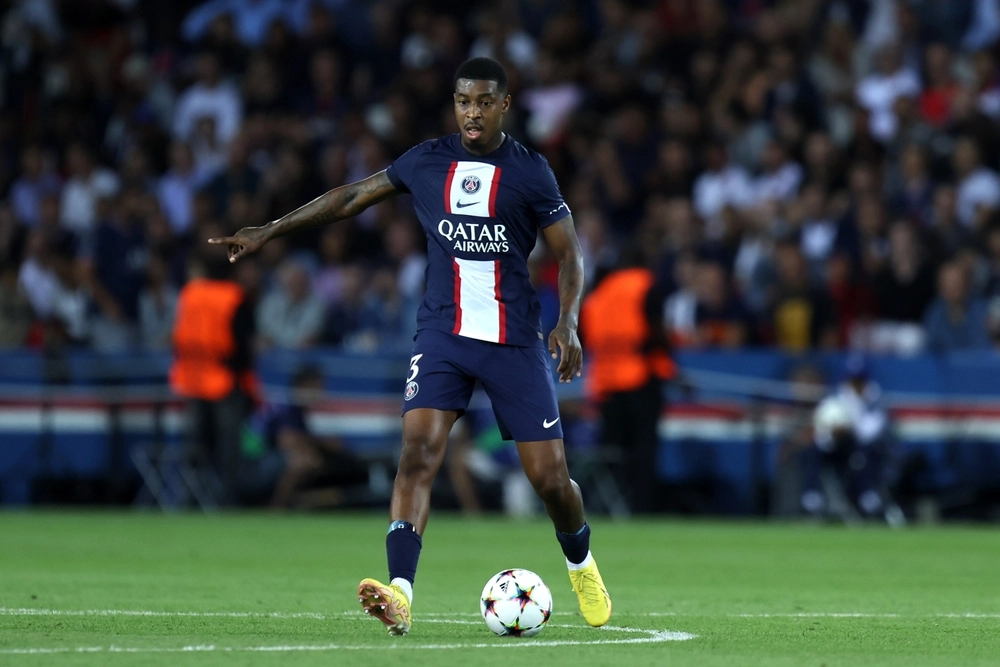 Presnel,Kimpembe,Of,Paris,Saint-germain,Fc,During,The,Uefa,Champions