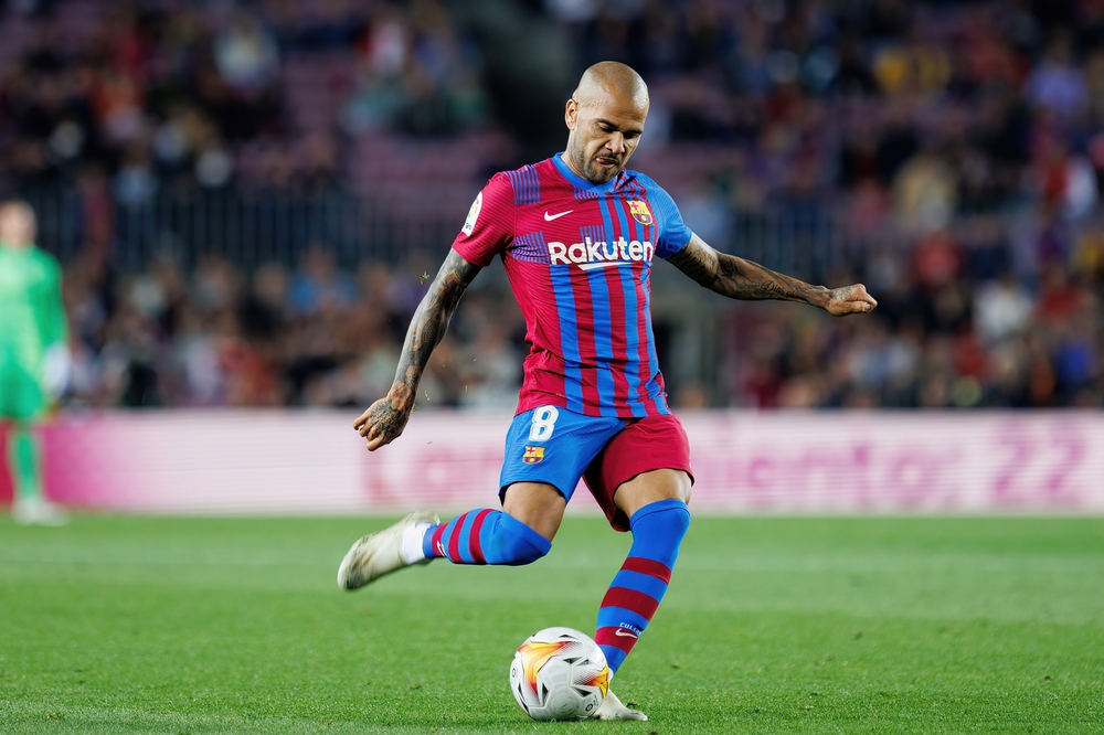 Barcelona,-,May,1:,Dani,Alves,In,Action,During,The