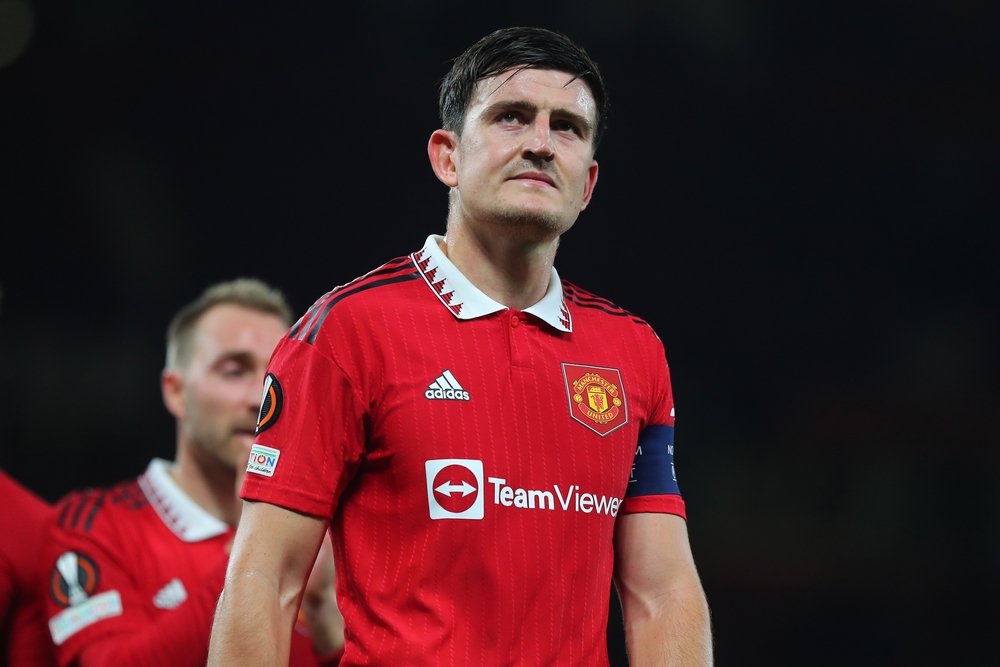 Manchester,,England,-,Octomber,27,,2022:,Harry,Maguire,Pictured,During
