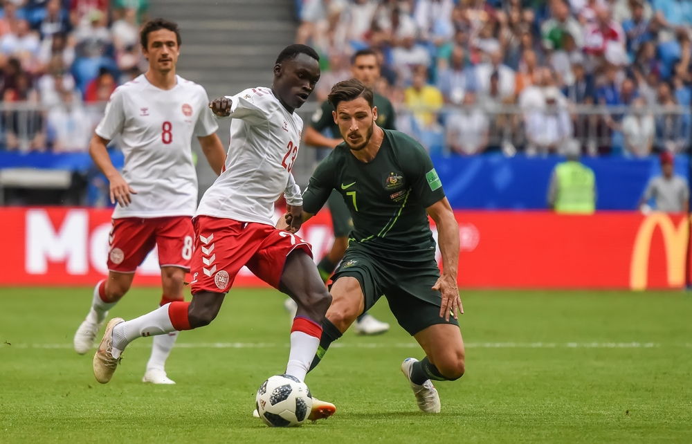 Samara,,Russia,,June,21,,2018.,Denmark,National,Football,Team