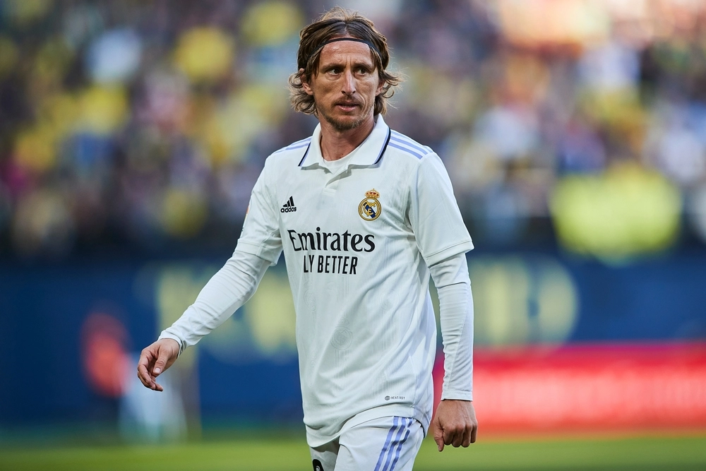 Luka,Modric,Of,Real,Madrid,Looks,On,During,The,Laliga