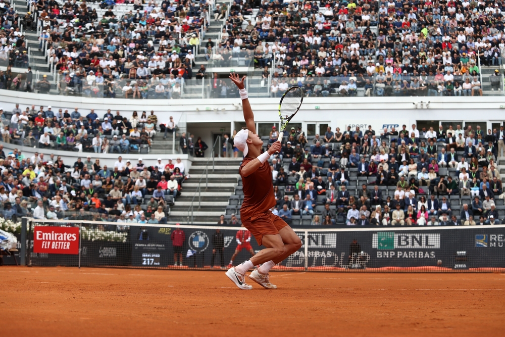 Rome,,Italy,16.05.2023:,Holger.rune,Of,Denmark,During,The,Match,Against