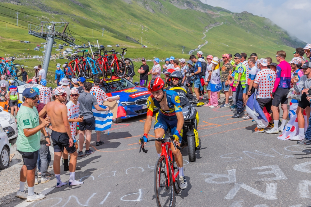 Col,Du,Tourmalet,,France,-,July,06,2023:,Giulio,Ciccone