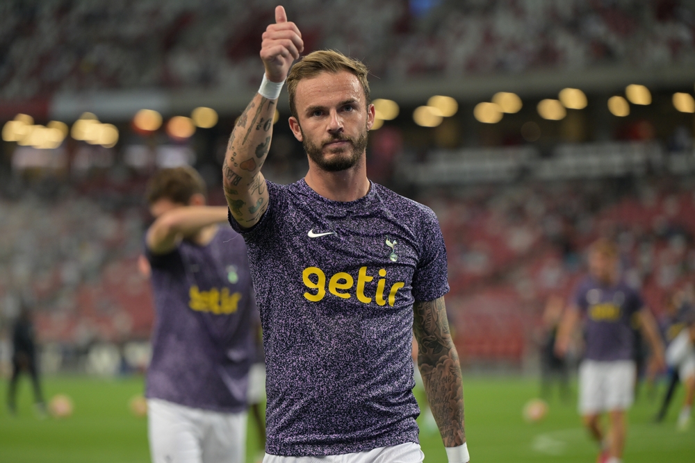 Kallang-singapore:26jul2023-james,Maddison,#71,Player,Of,Spur,In,Action,During,Festival