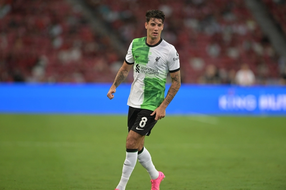 Kallang-singapore:30jul2023-dominik,Szoboszlai,#8,Player,Of,Liverpool,In,Action,During,Festival