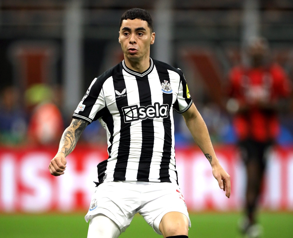 Milan,,Italy,-,September,19,,2023:,Miguel,Almiron,Of,Newcastle
