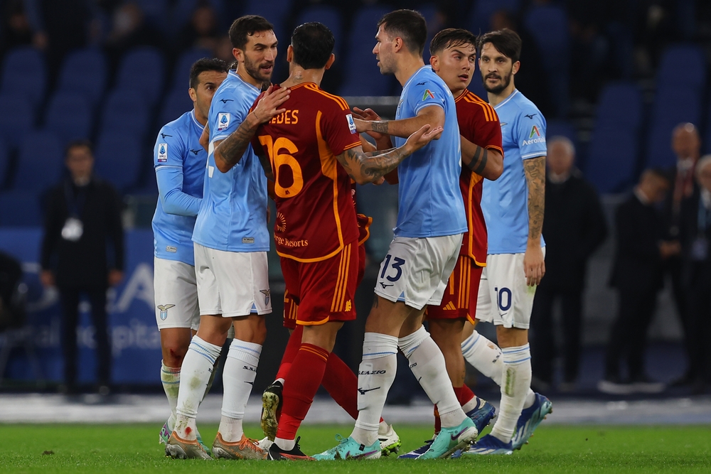 Rome,,Italy,12.11.2023:,Yellow,Card,For,Ciro,Immobile,After,The