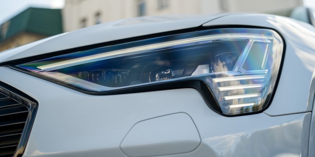 bil, lygte, Audi, E-tron, light, car