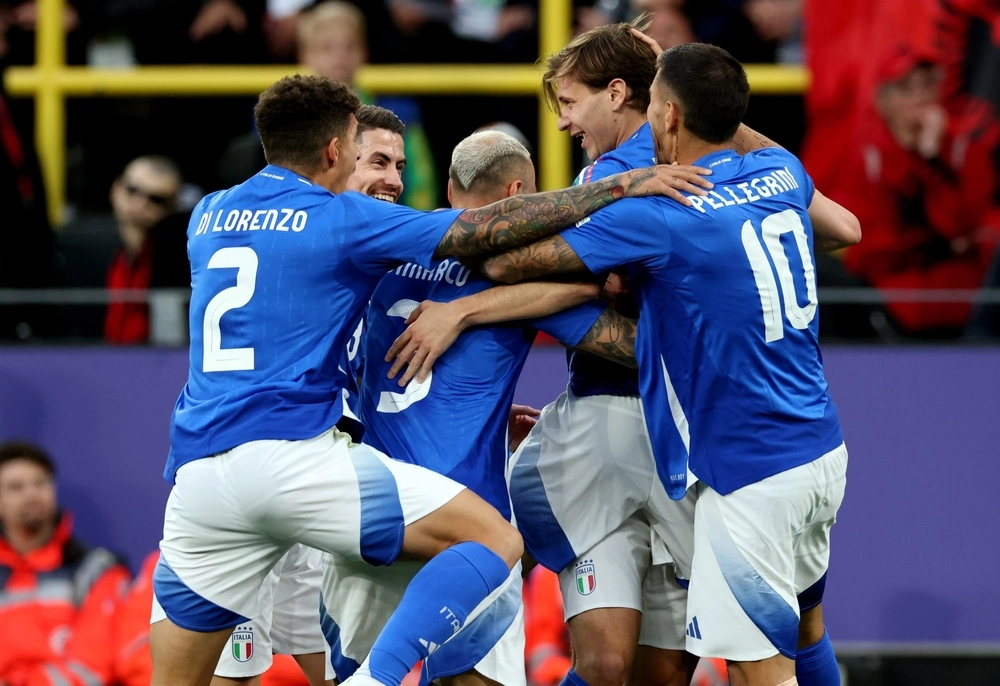 Dortmund,,Germany,-,June,15,,2024:,Players,Of,Italy,Celebrate