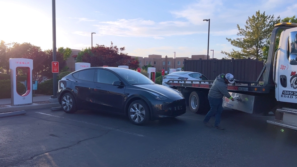 Tesla, Supercharger, Towing, bugsering