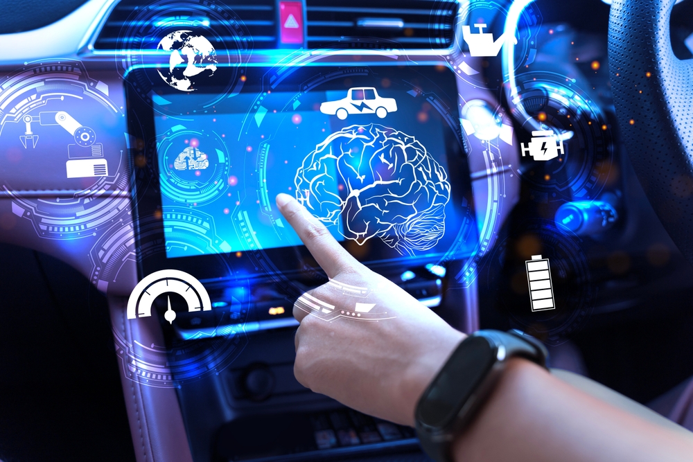 Modern,Smart,Car,Technology,Intelligent,System,Using,Heads,Up,Display