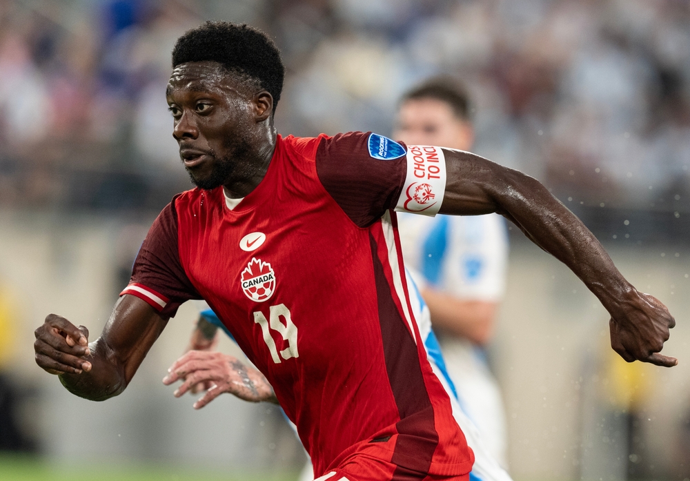 Alphonso,Davies,(19),Of,Canada,In,Play,During,Conmebol,Copa