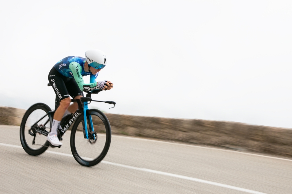 Nice,,France;,21st,July,2024:,Professional,Cyclist,Decathlon