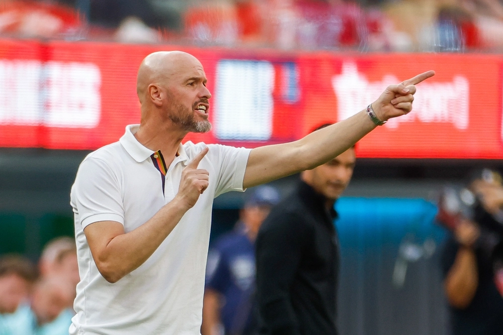 Manchester,United,Head,Coach,Erik,Ten,Hag,Directs,During,A