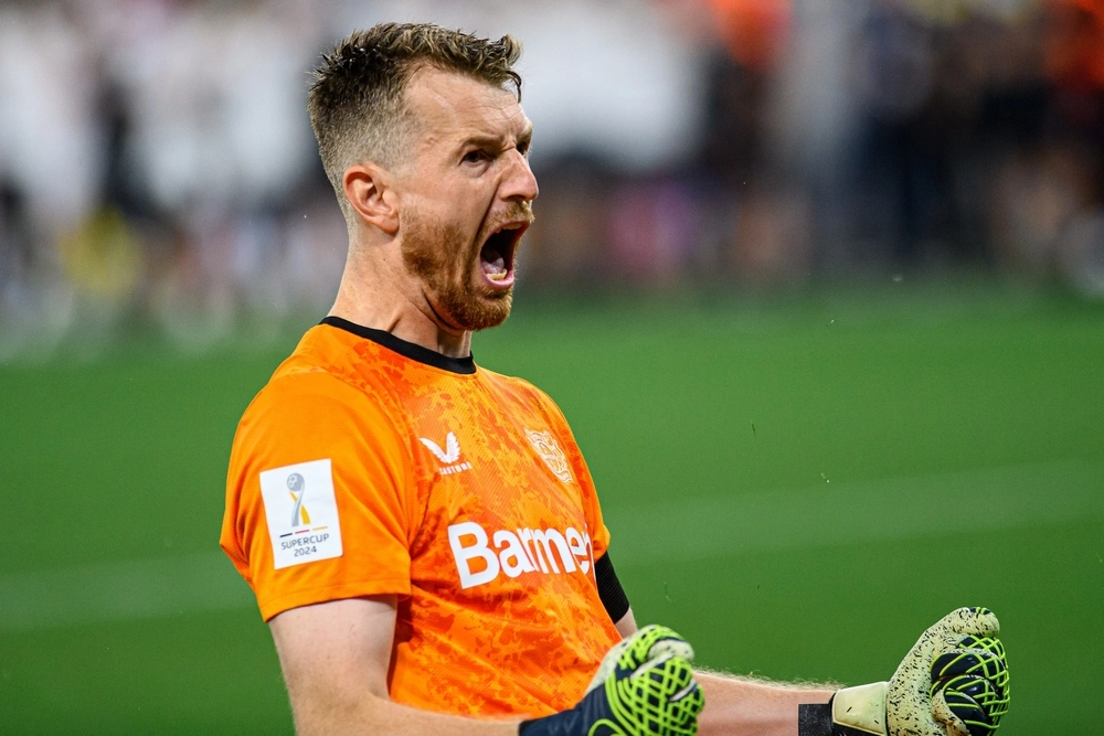 Leverkusen,,Germany,-,17.08.24:,Lukas,Hradecky,,The,Dfb,Super,Pokal