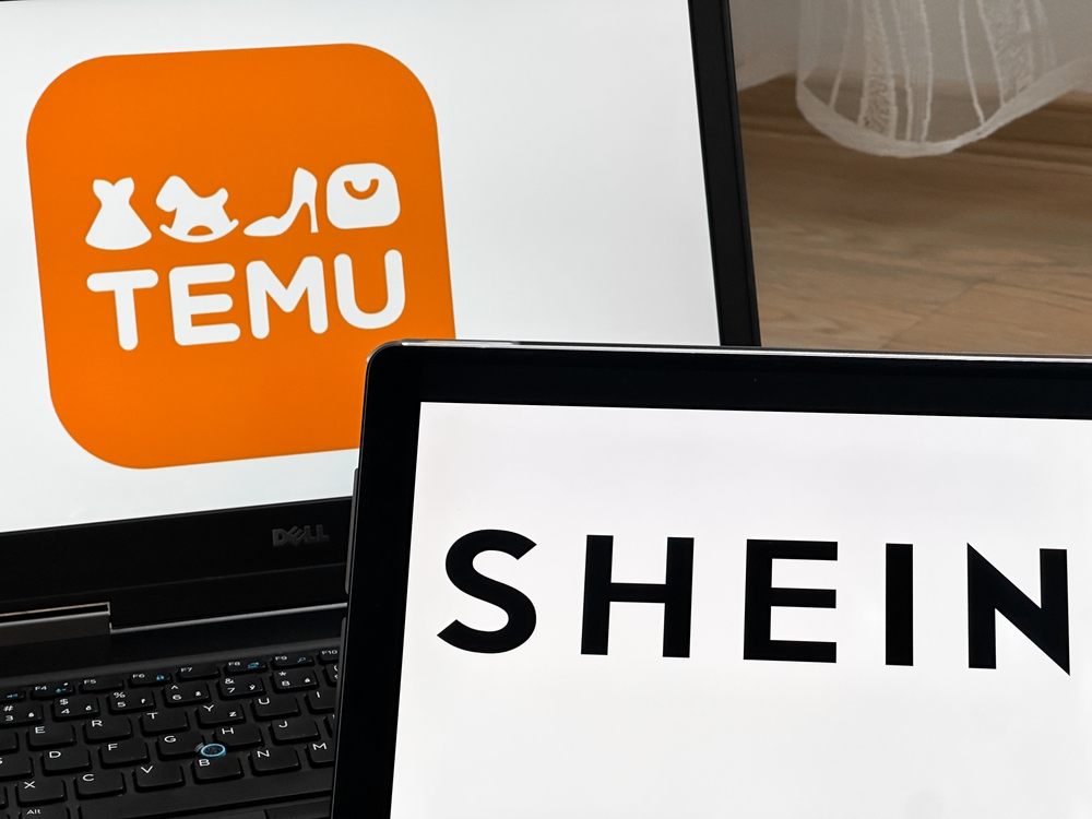Temu Shein, netthandel, online shopping, chinese platform