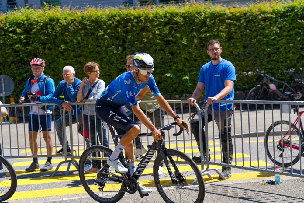 Road,Racing,Cyclist,Jorge,Arcas,122,Movistar,Team,At,Start