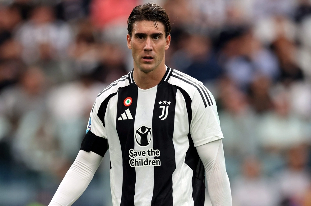 Turin,,Italy,-,September,21,,2024:,Dusan,Vlahovic,Of,Juventus