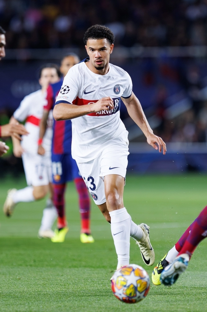 Barcelona,,Spain.,16th,Apr,,2024.,Zaire-emery,In,Action,During,The