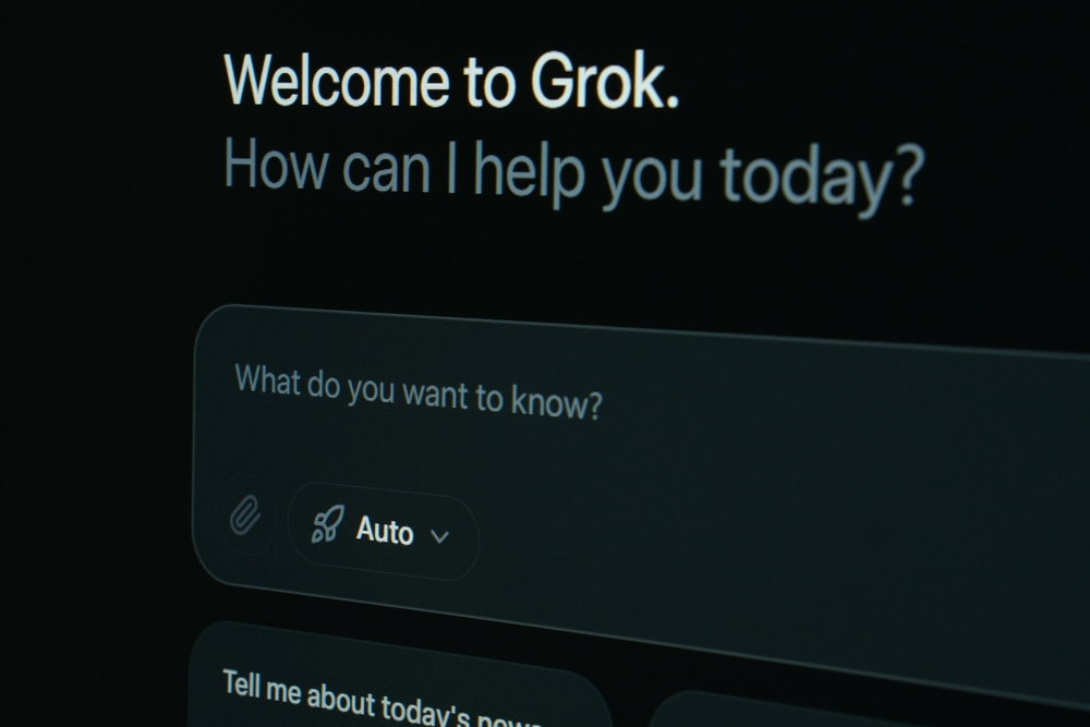 Grok AI chatbot logo