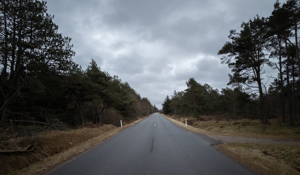 skyer, vej, road, clouds