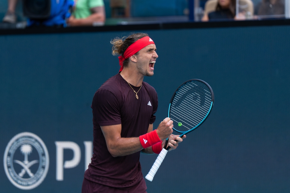 Alexander,Zverev,At,The,2025,Miami,Open,March,26,,2025