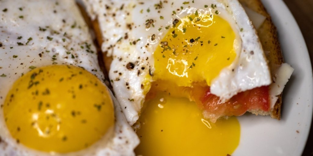 Spejlæg, Fried egg
