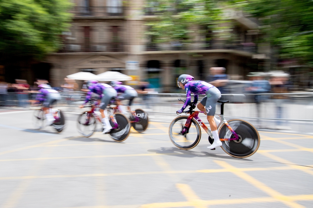 Barcelona,,Spain;,4th,May,2025:,Cyclists,From,The,International,Women's