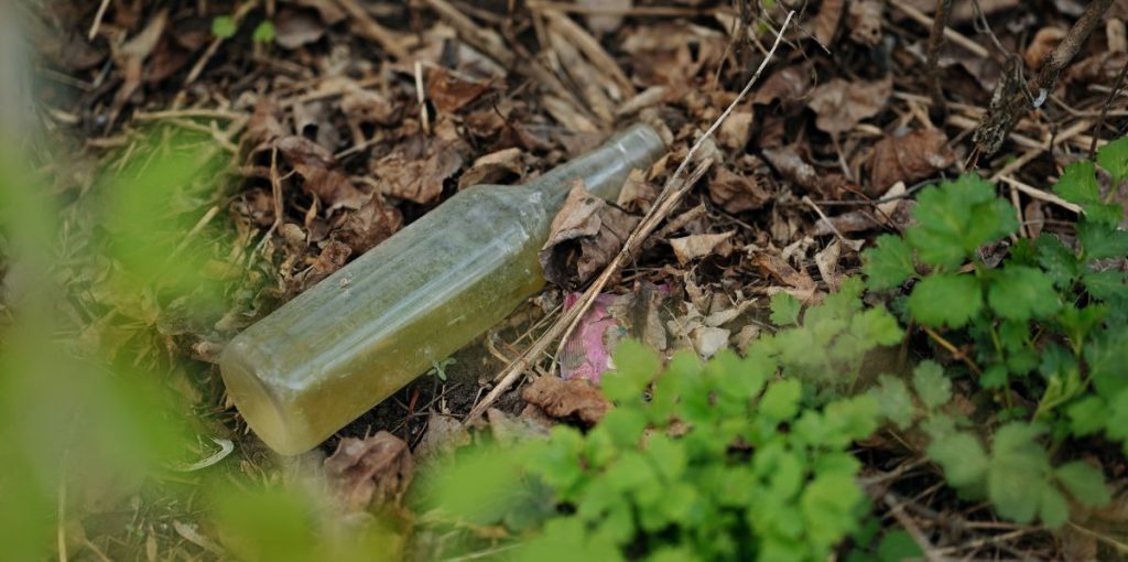 glass bottle