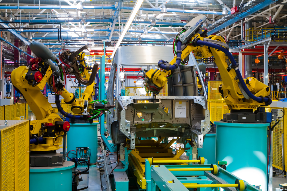 Assembly,Line,Vehicles,Ford,Factory,Fabrik
