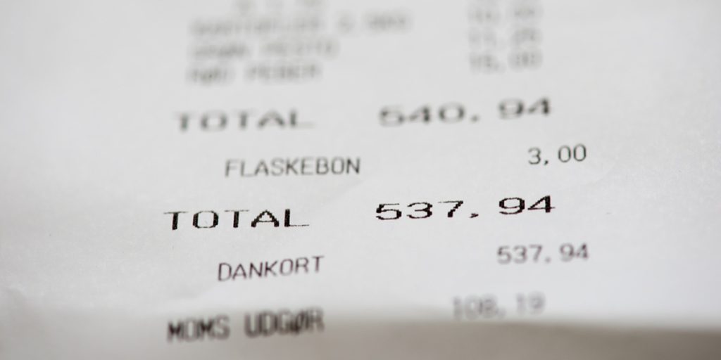 Derfor bør du altid tjekke din kvittering fra supermarkedet