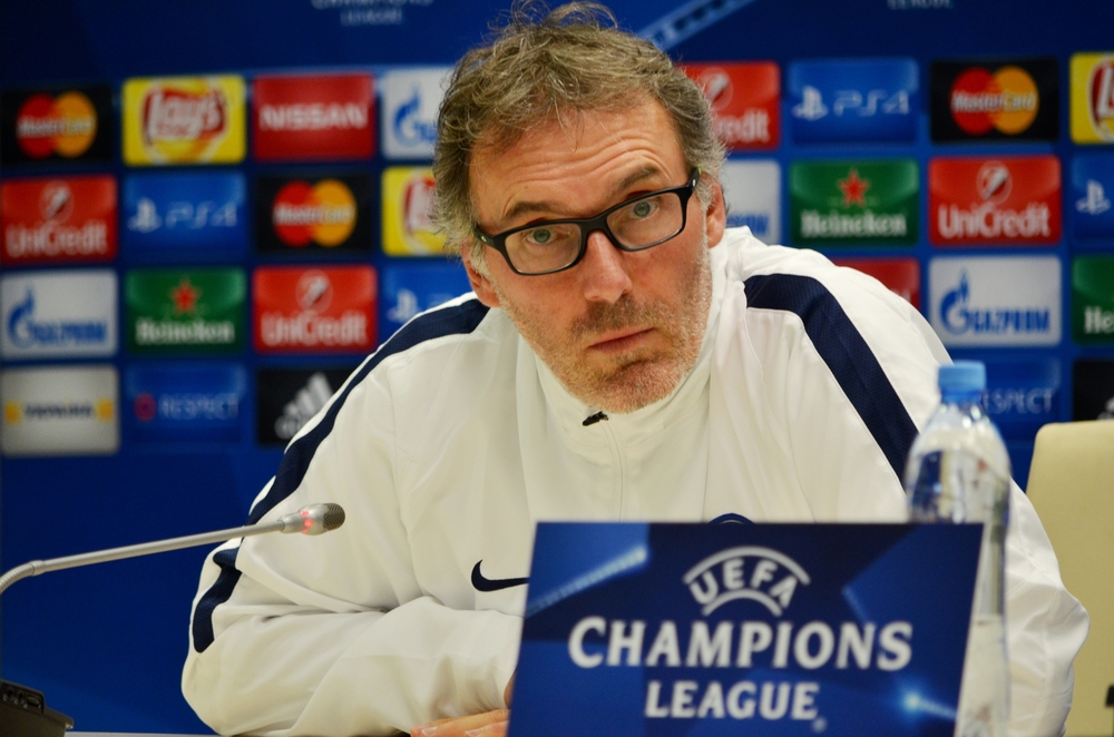 Lviv,,Ukraine,-,Sep,30:,Coach,Laurent,Blanc,At,The
