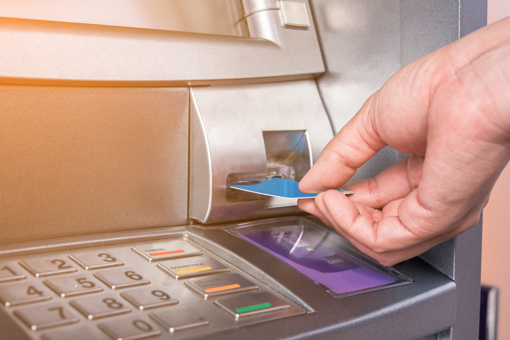 Card,withdraw Money, ATM Machine, minibank, pengeudtag