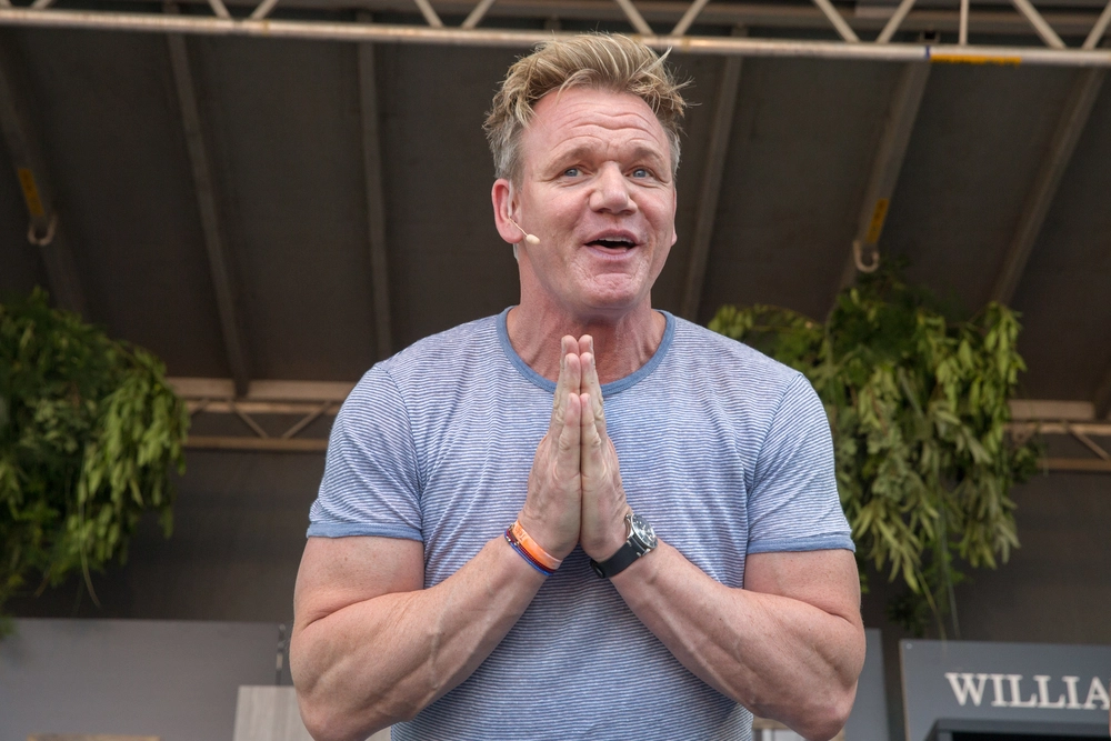 Napa,,Ca/usa,-,5/27/16:,Gordon,Ramsay,Demonstrates,Seafood,Cooking,Techniques