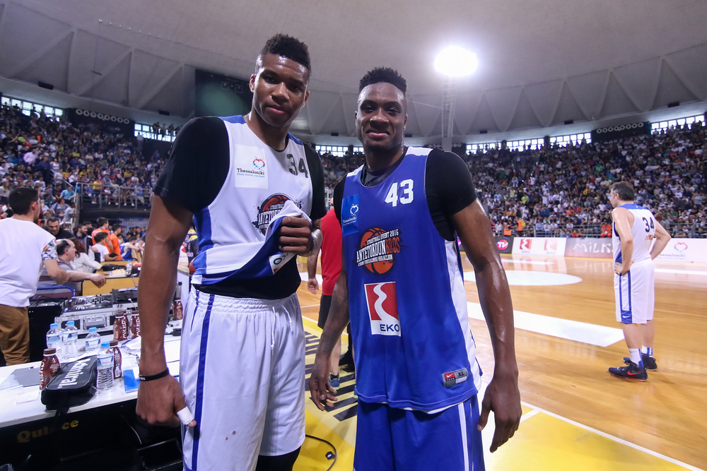 Thessaloniki,,Greece,-,May,22,,2016:,Giannis,Antetokounmpo,(player,Milwaukee