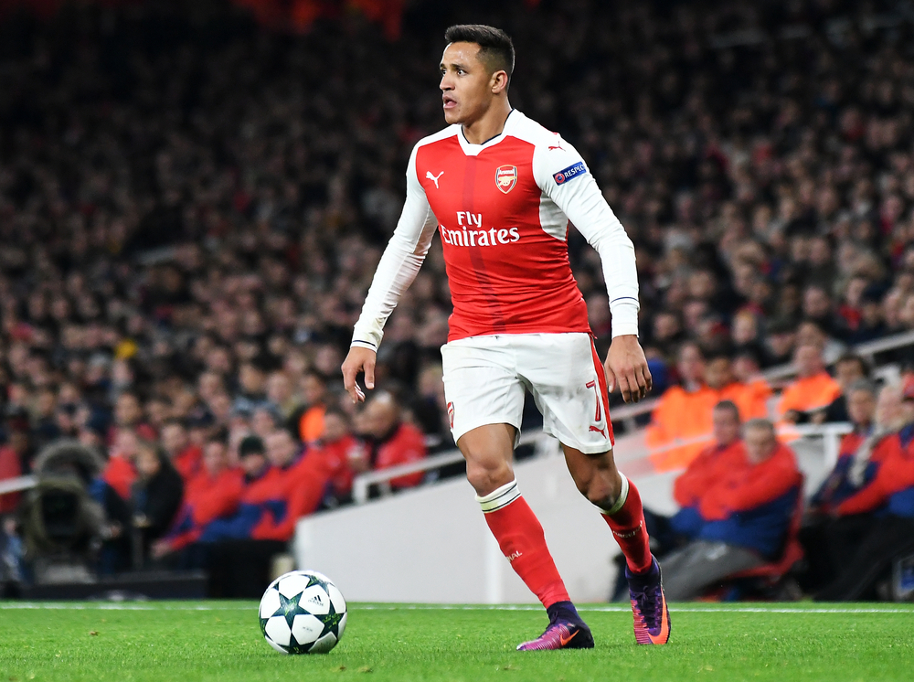 London,,Uk,-,November,23,,2016:,Alexis,Sanchez,Pictured,During