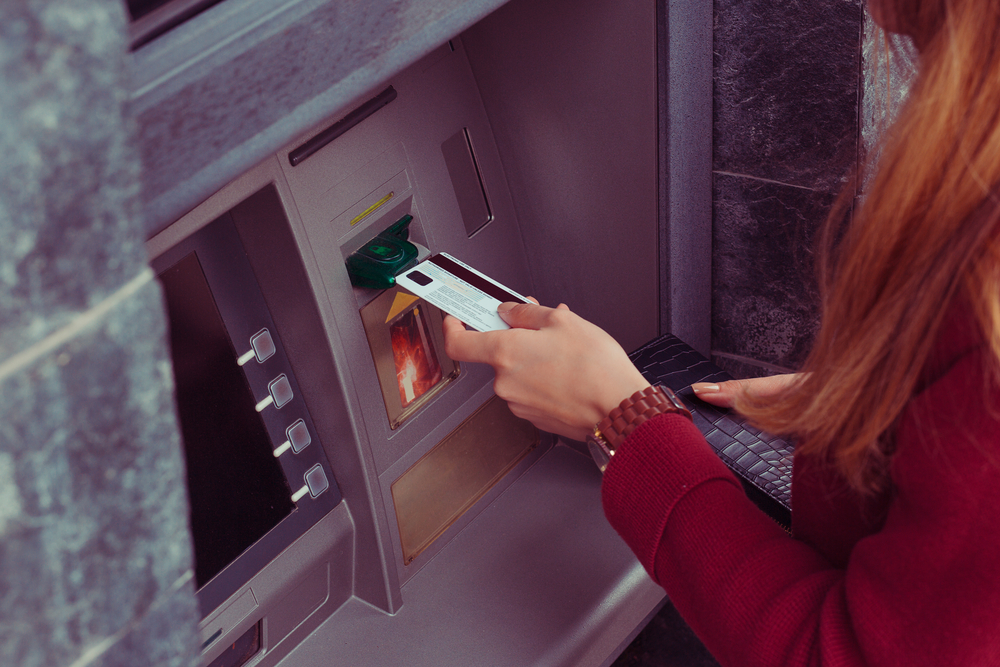 Card,withdraw Money, ATM Machine, minibank, pengeudtag, debit credit card