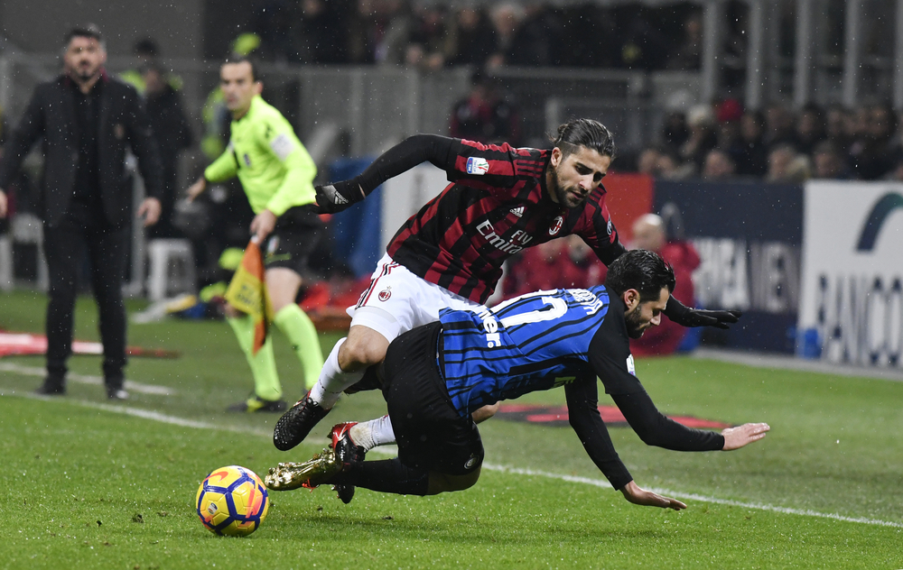 Milan,,Italy-december,23,,2017:,Italian,Soccer,Derby,Match,Ac,Milan