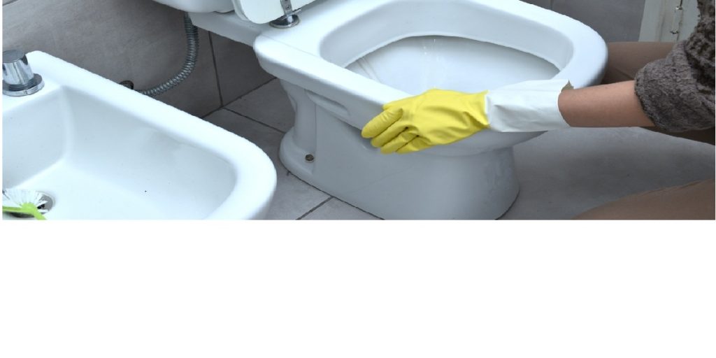 toilet cleaning rengøring